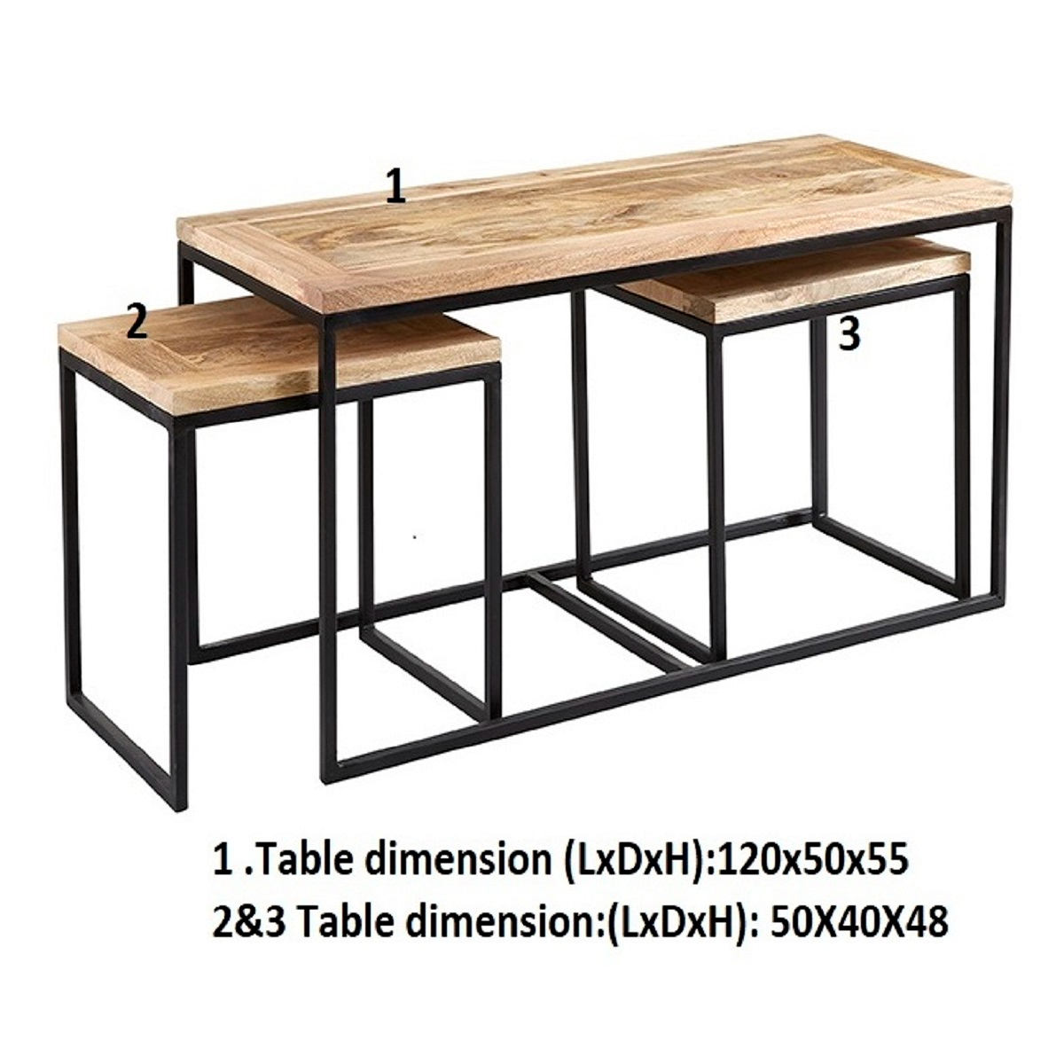 Cosmo Industrial John Long Coffee Table