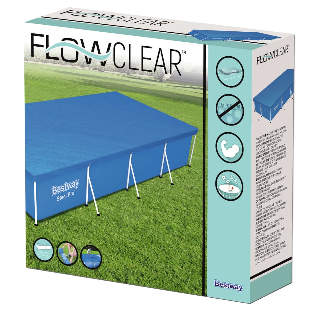 Pool Cover Flowclear 400x211 cm
