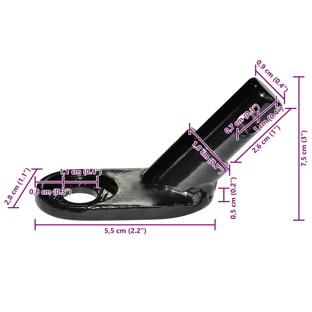 Bicycle Trailer Coupling Iron