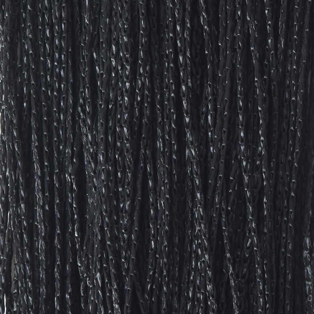 String Curtains 2 pcs 100x250 cm Black