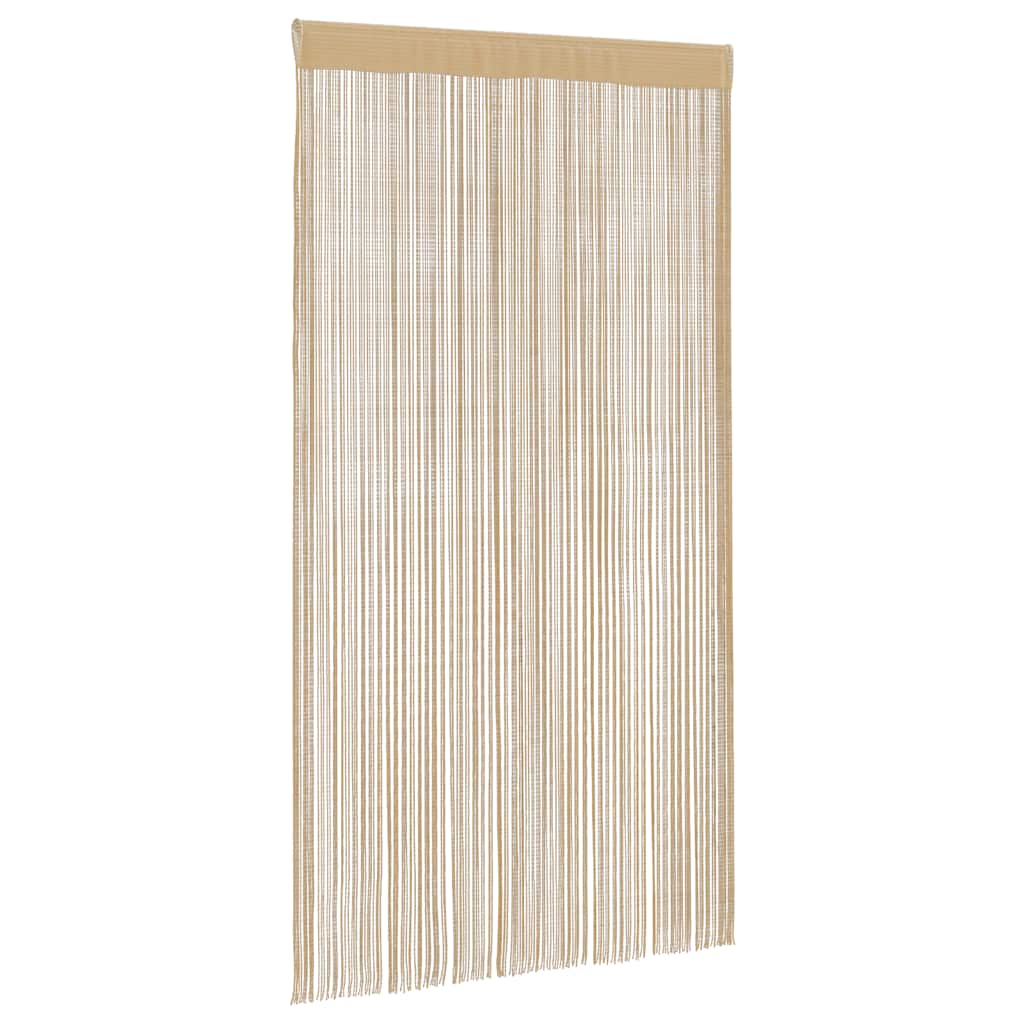 String Curtains 2 pcs 100x250 cm Beige