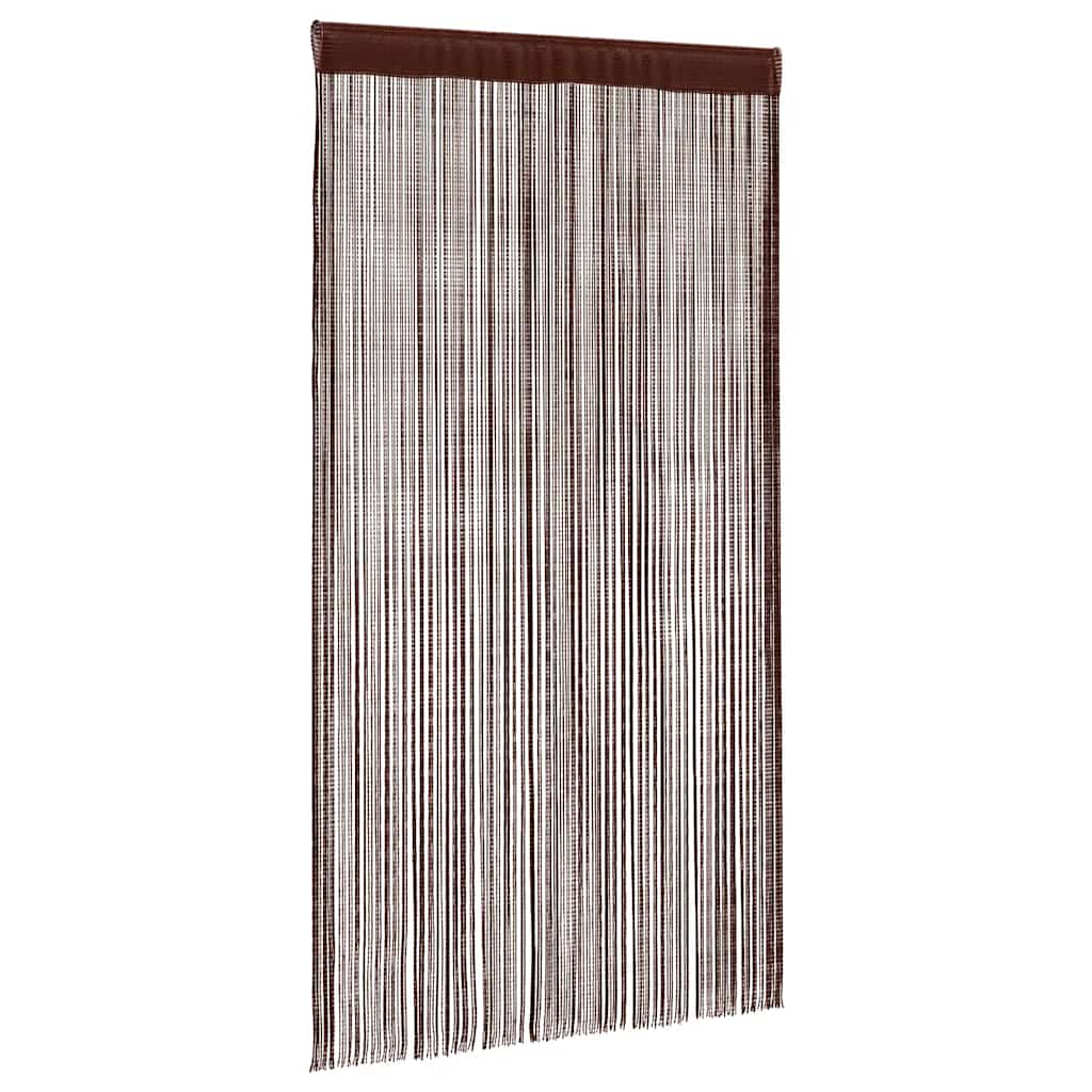String Curtains 2 pcs 140x250 cm Brown