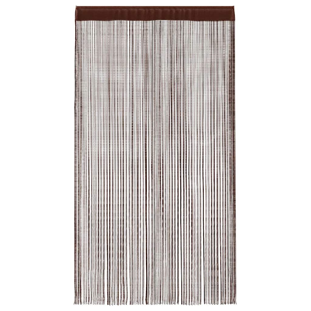 String Curtains 2 pcs 140x250 cm Brown