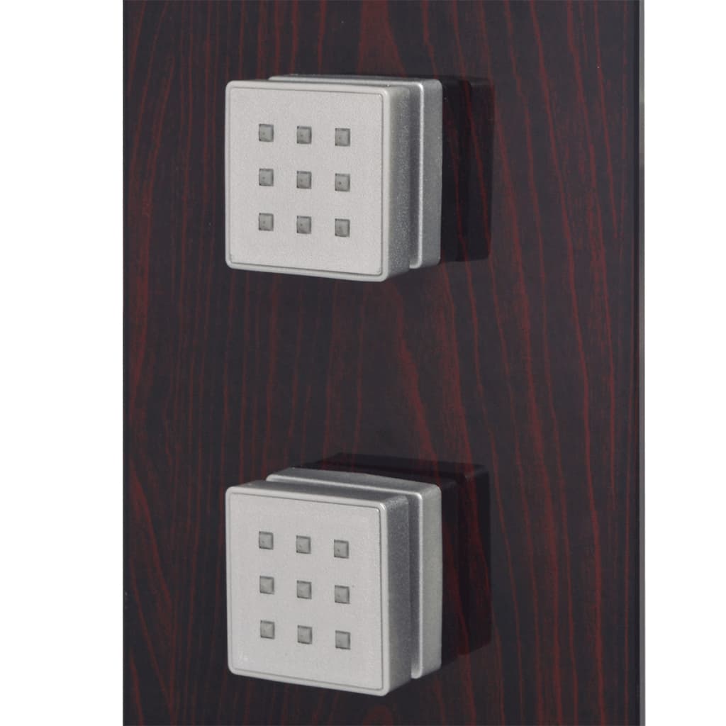 Shower Panel System Glass Brown