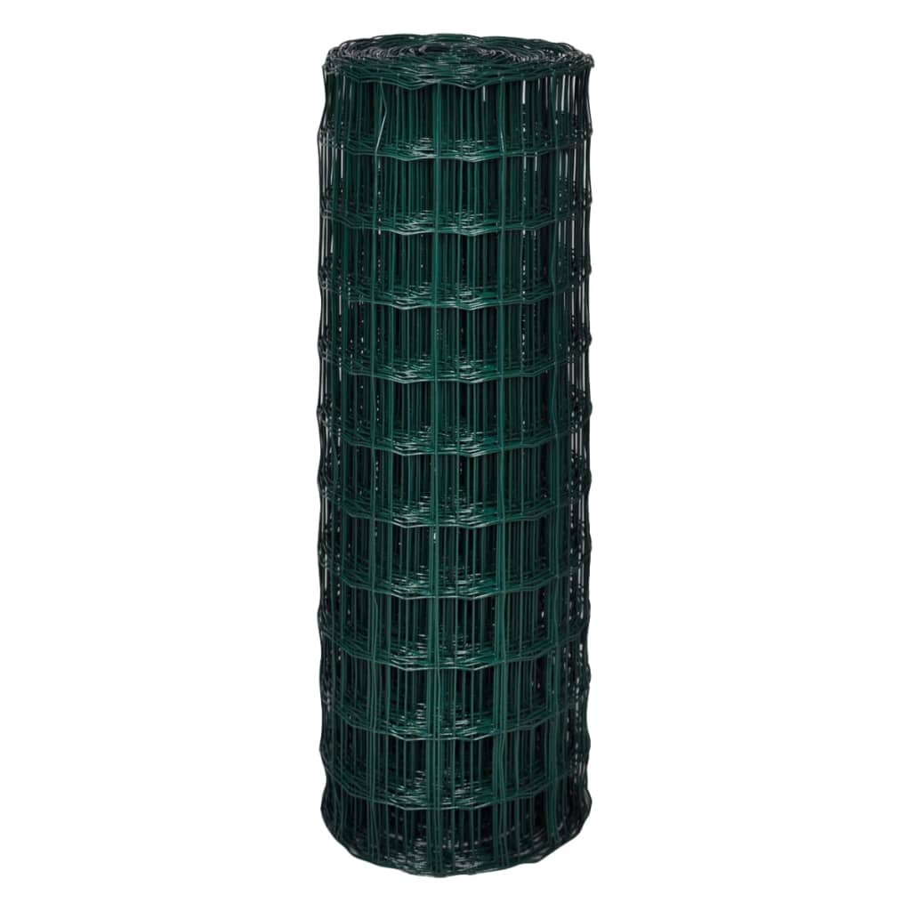 Euro Fence Steel 25x1.7 m Green