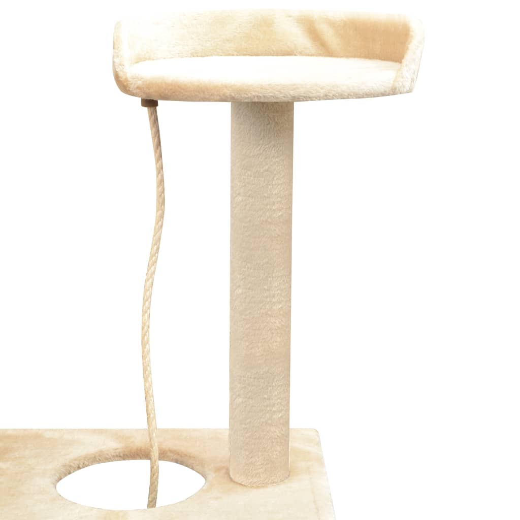 Cat Tree with Sisal Scratching Posts 150 cm Beige