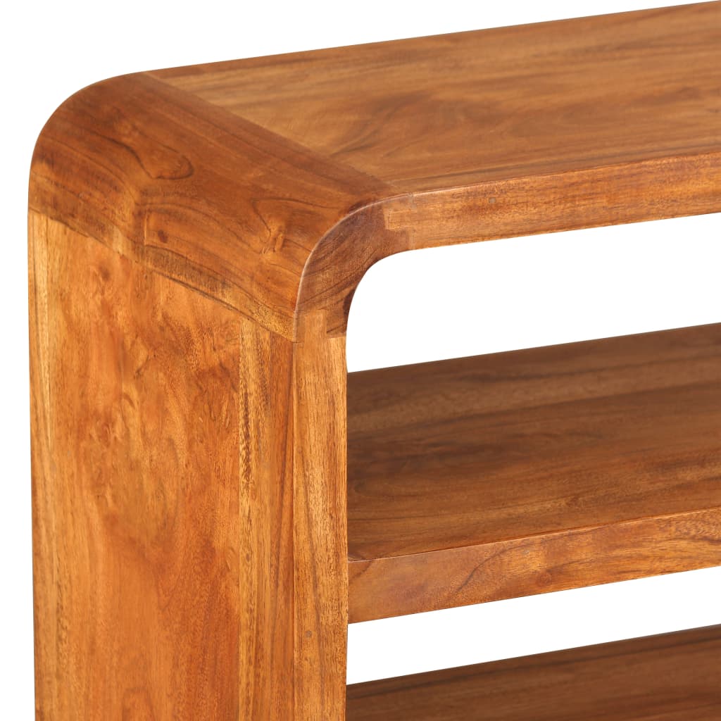 TV Cabinet Solid Wood Acacia 90x30x55 cm