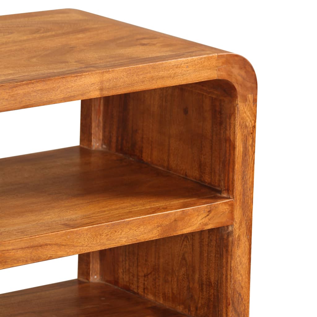 TV Cabinet Solid Wood Acacia 90x30x55 cm