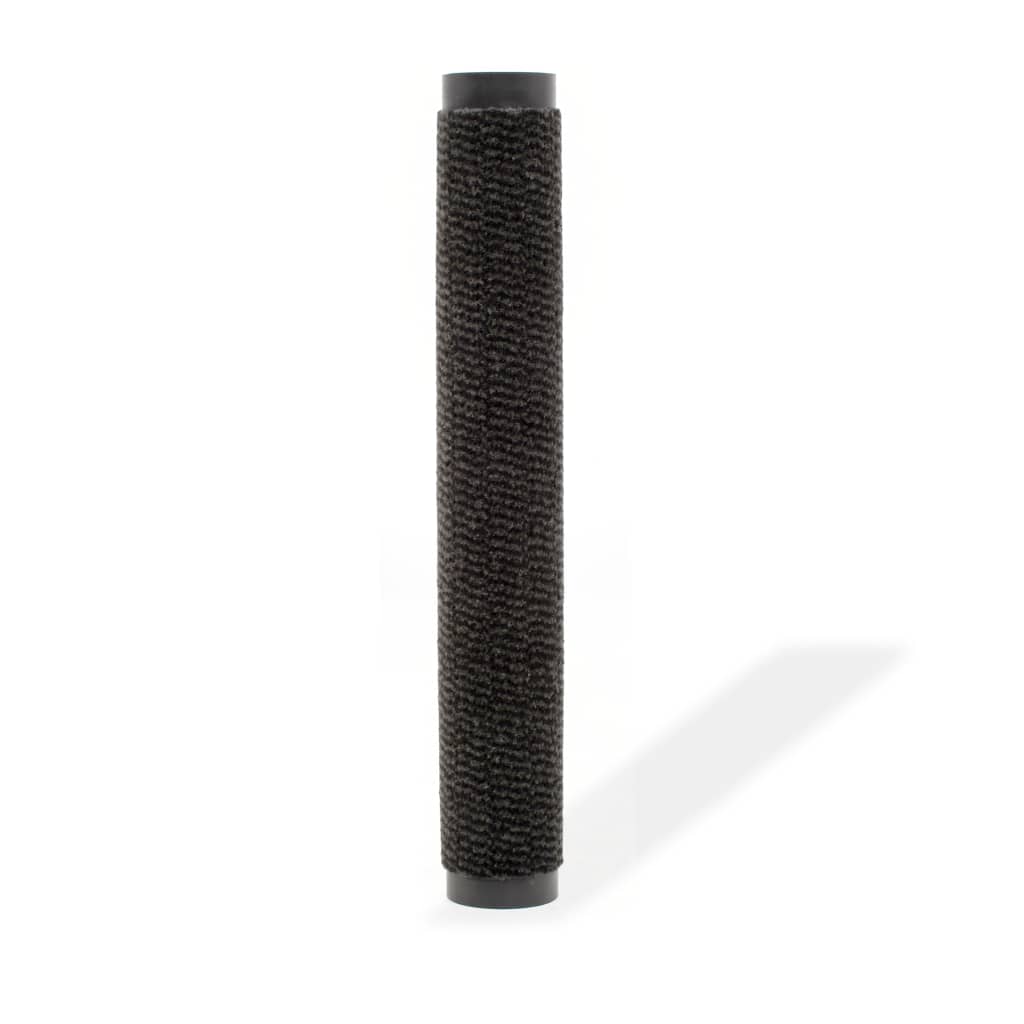Dust Control Mat Rectangular Tufted 60x90 cm Black