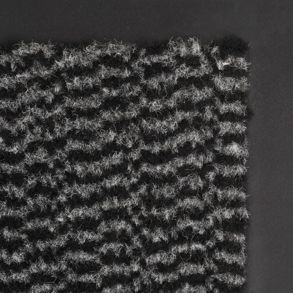 Dust Control Mat Rectangular Tufted 80x120 cm Anthracite