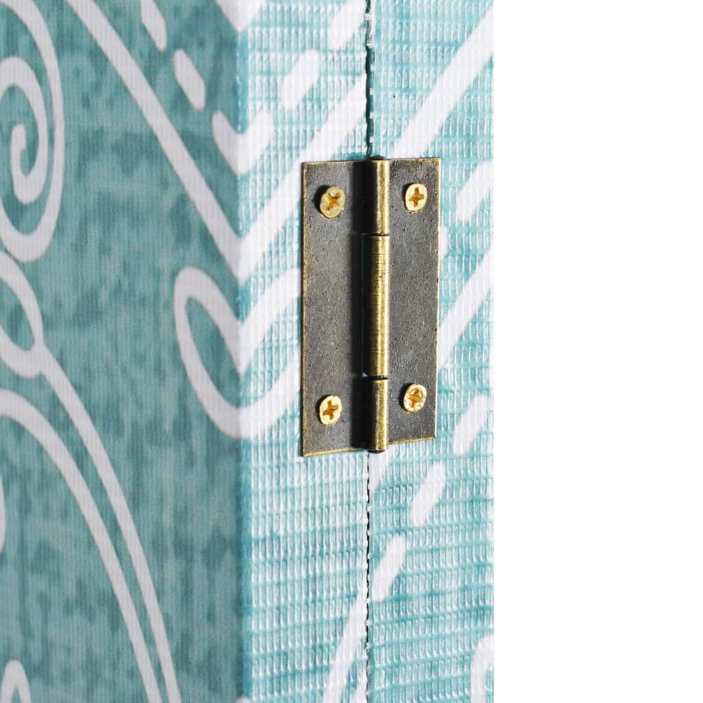 Folding Room Divider 160x170 cm Butterfly Blue