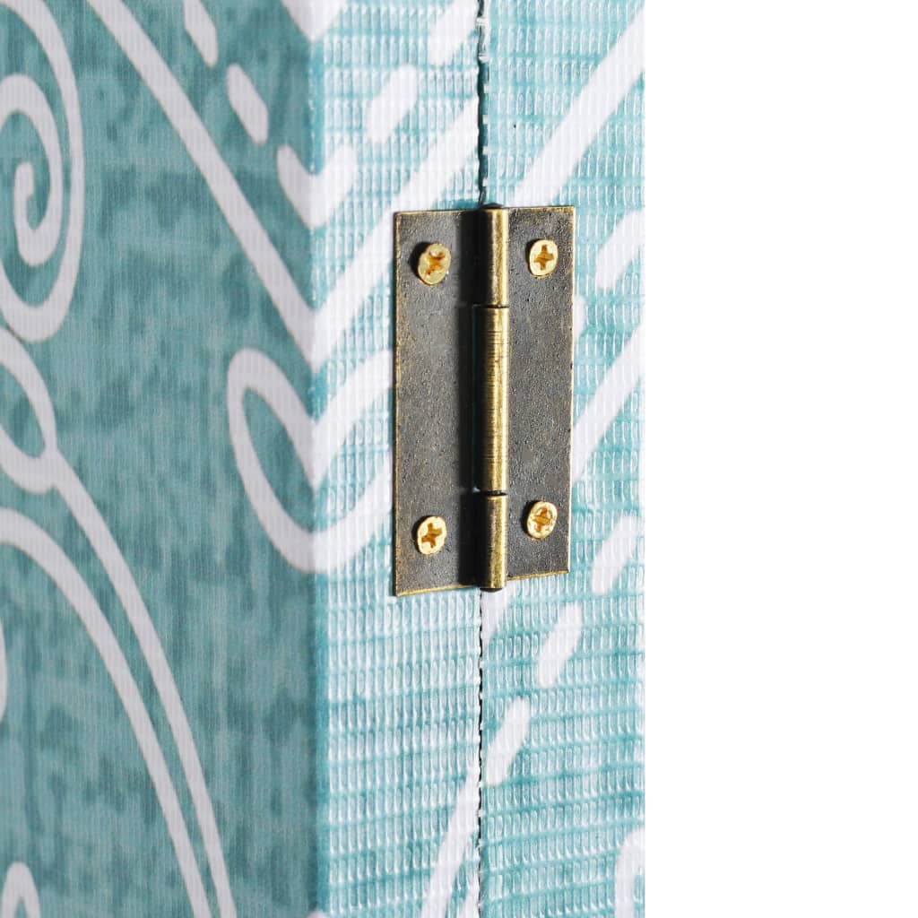 Folding Room Divider 200x170 cm Butterfly Blue