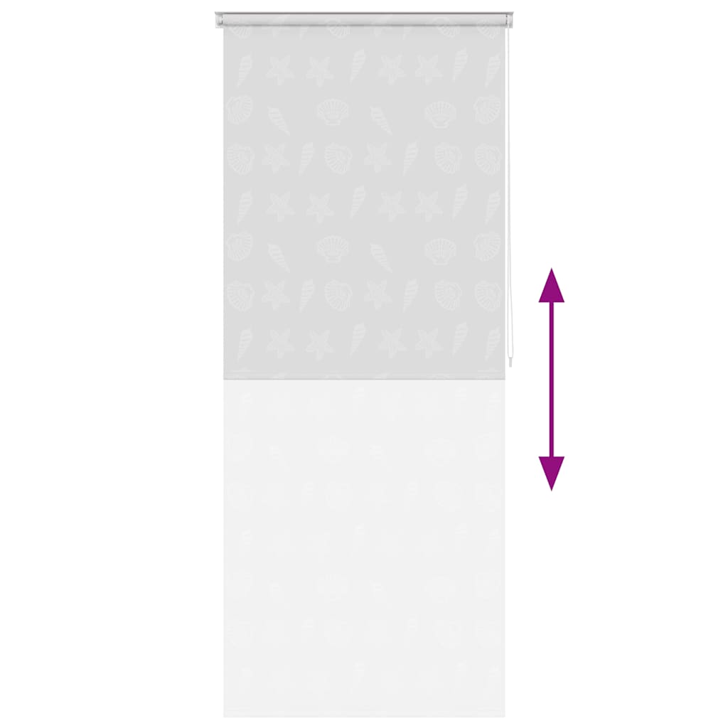 Shower Roller Blind 80x240 cm Sea Star