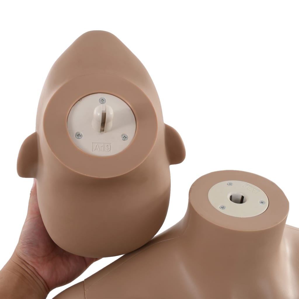 Female Mannequin with Glass Base Beige 180 cm