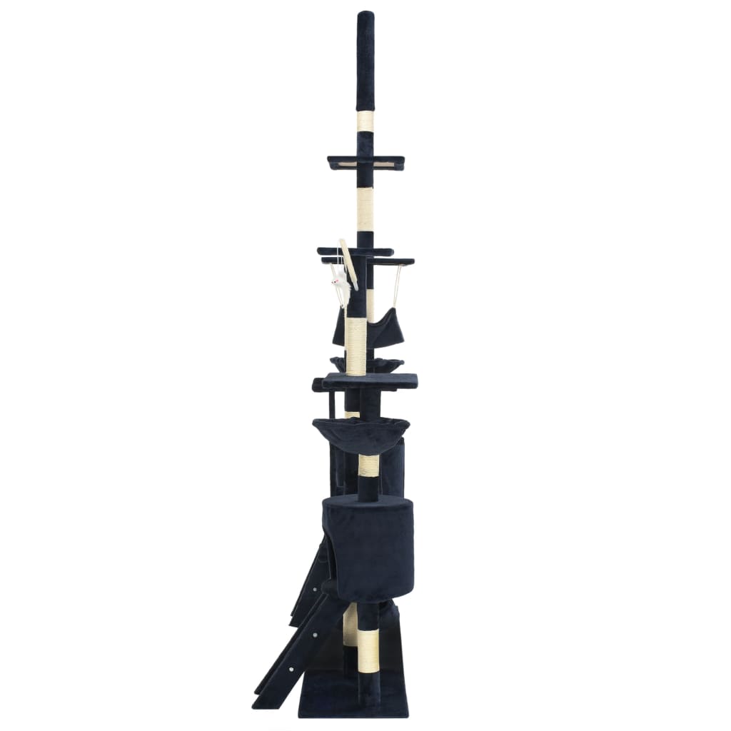 Cat Tree with Sisal Scratching Posts 230-250 cm Blue