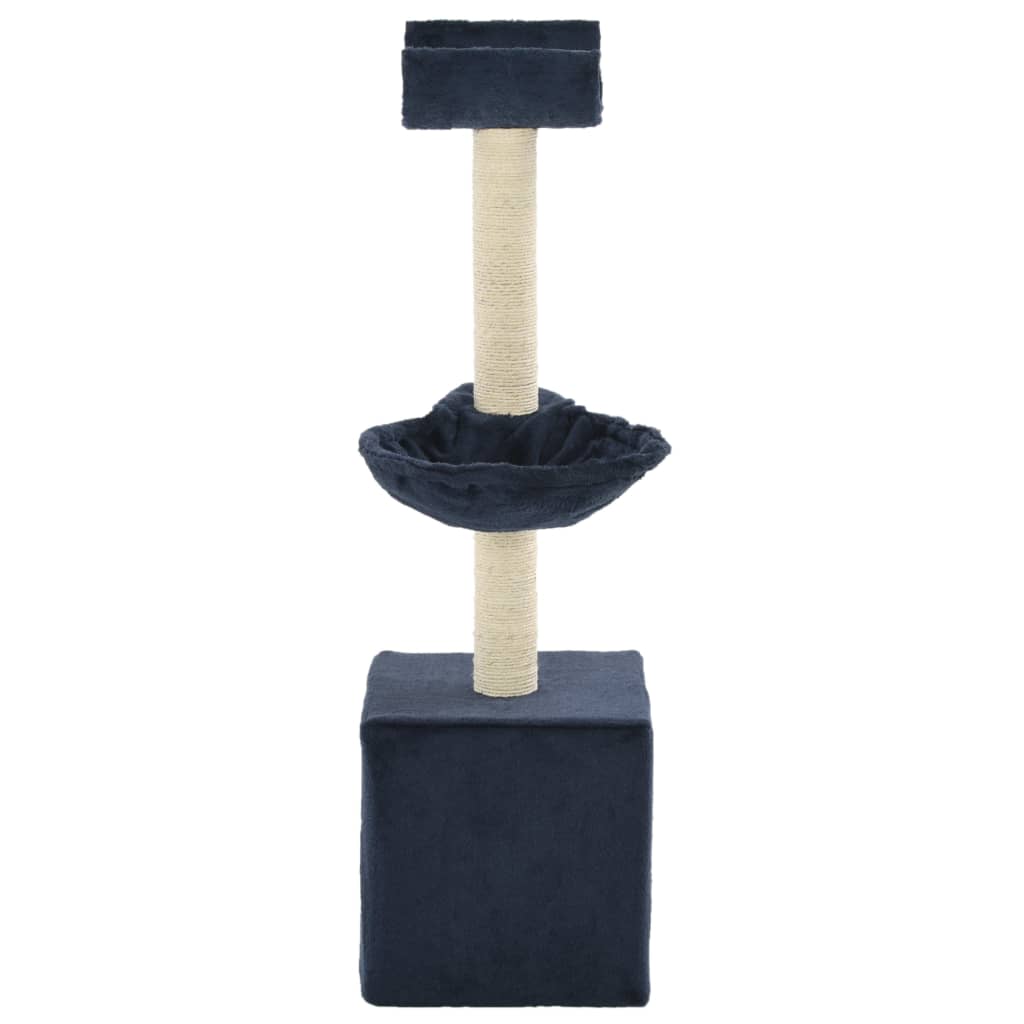 Cat Tree with Sisal Scratching Posts 105 cm Blue