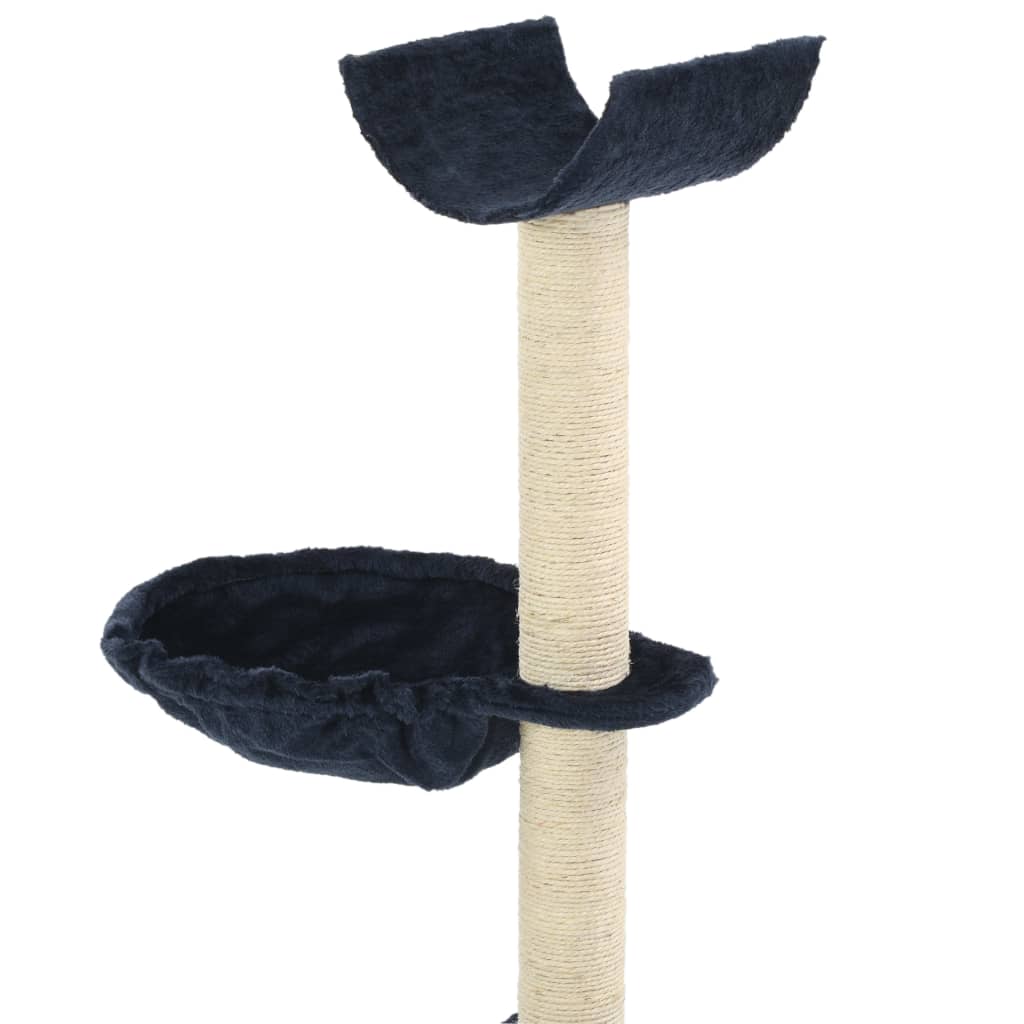 Cat Tree with Sisal Scratching Posts 105 cm Blue
