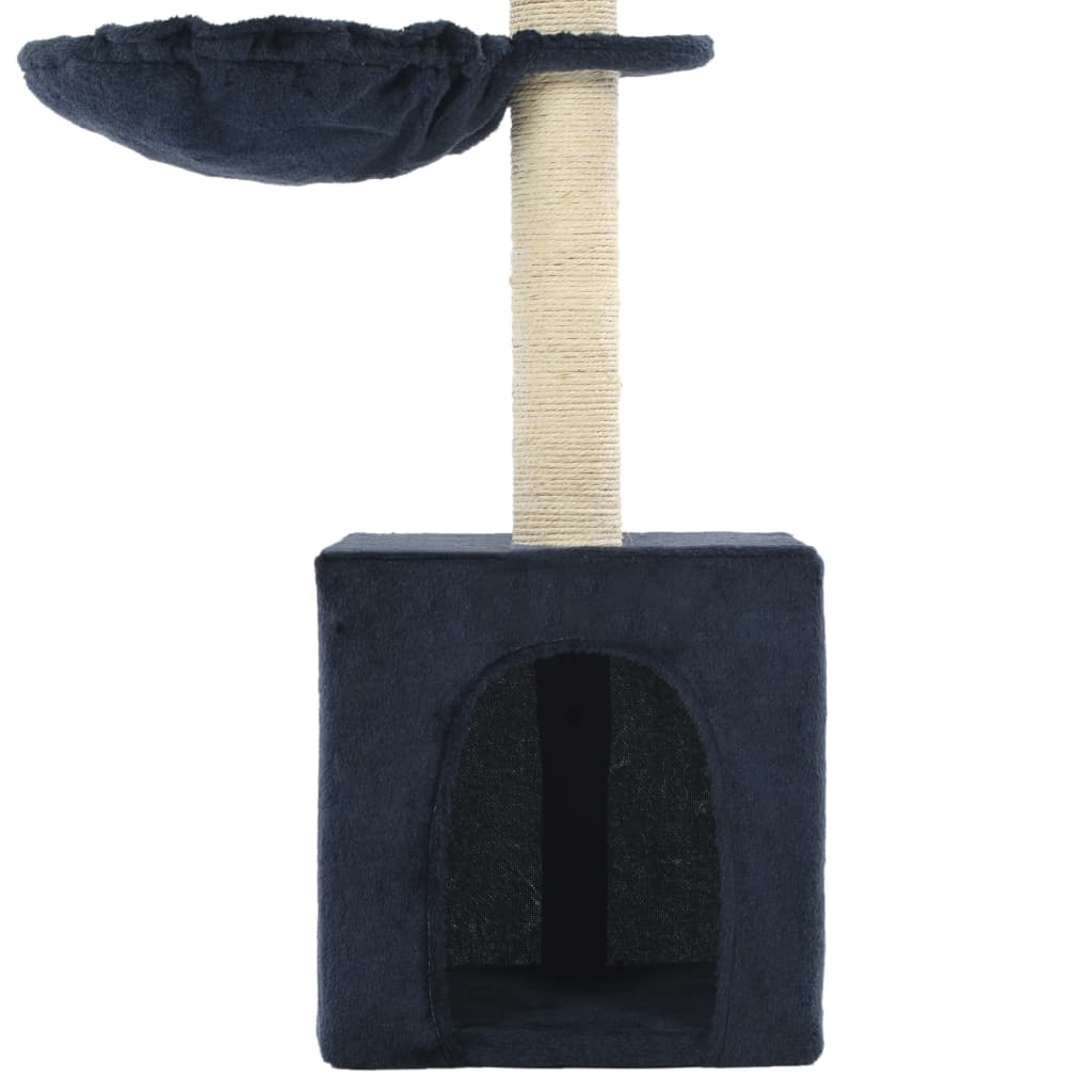 Cat Tree with Sisal Scratching Posts 105 cm Blue
