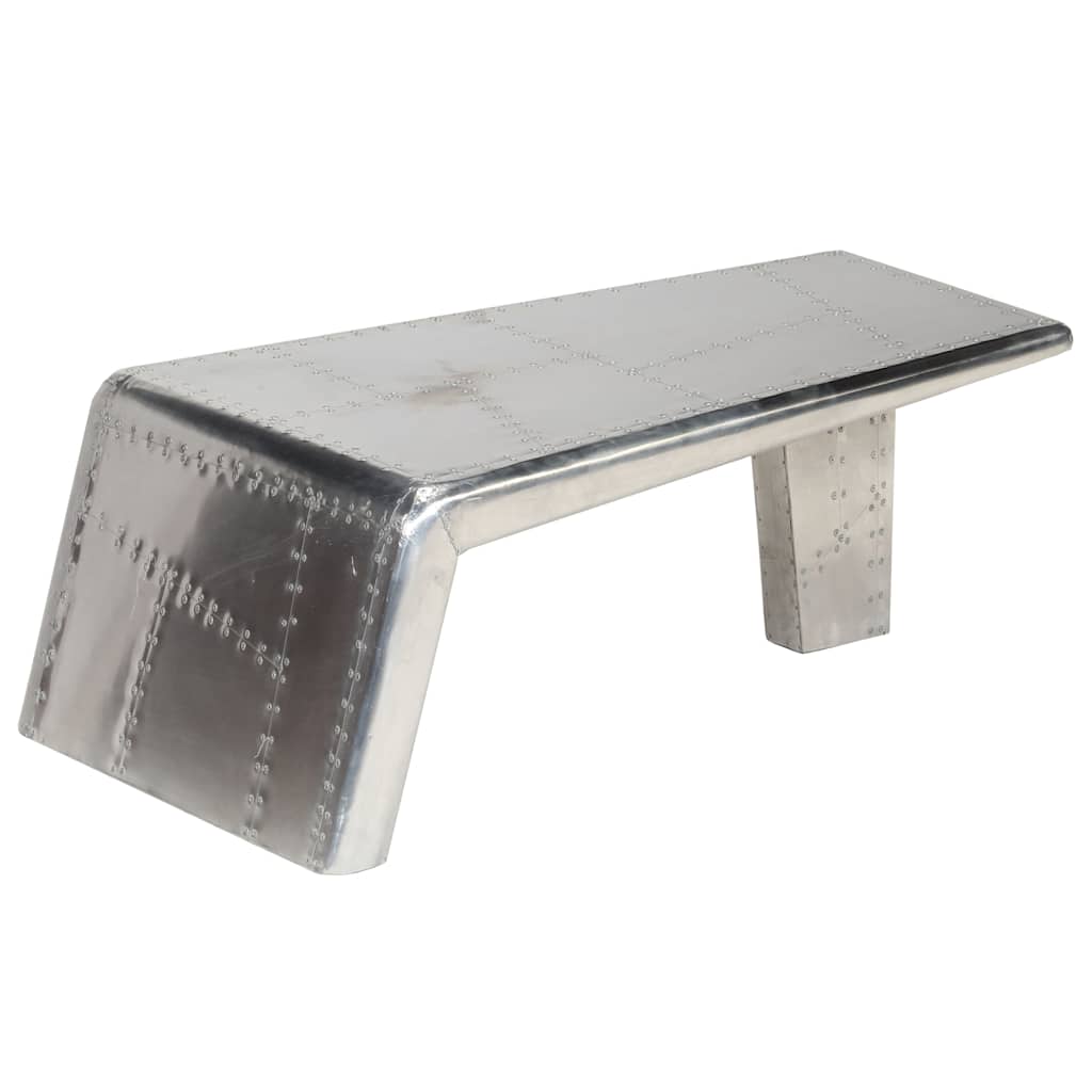 Aviator Coffee Table Aluminium Vintage Aircraft Airman Style