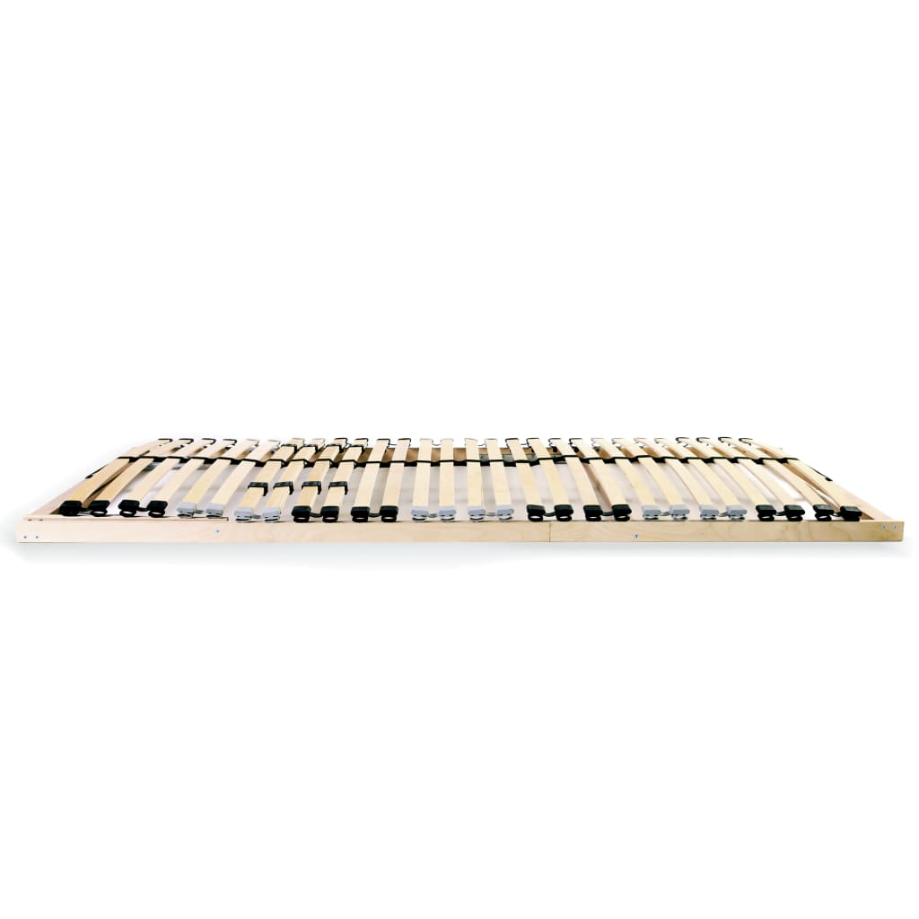 Slatted Bed Base without Mattress with 28 Slats 7 Zones 120x200 cm