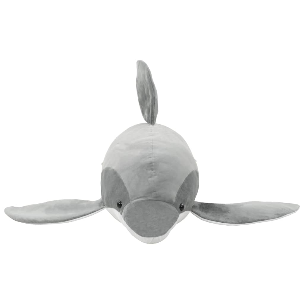 Dolphin Cuddly Toy Plush Grey