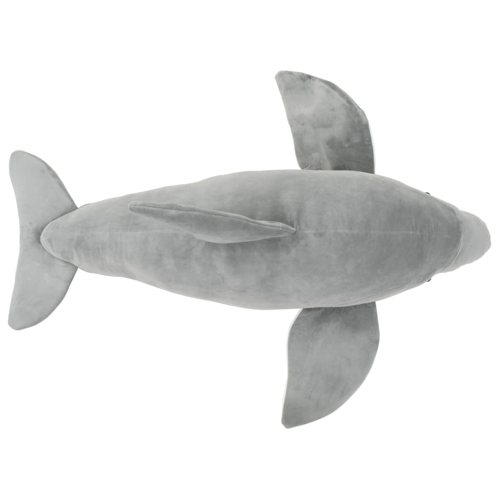 Dolphin Cuddly Toy Plush Grey