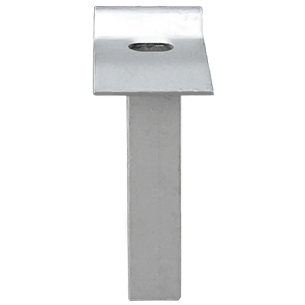 Mesh Garden Gate Galvanised Steel 415x150 cm Grey