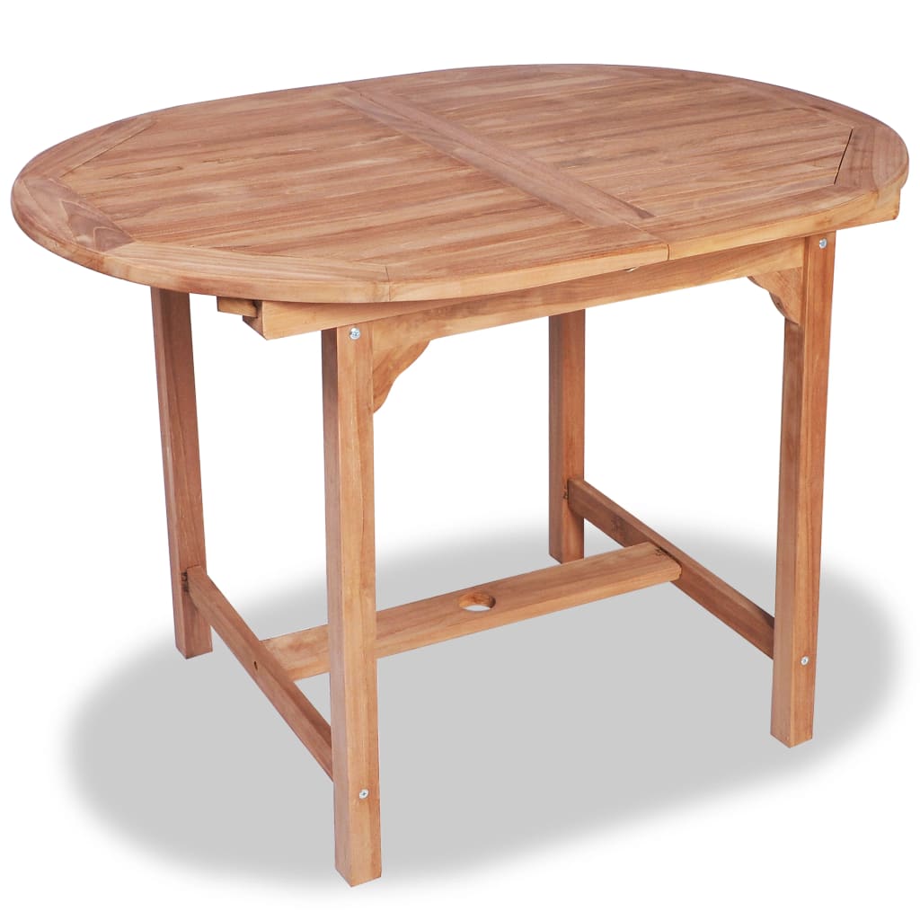 7 Piece Outdoor Dining Set Solid Teak Wood