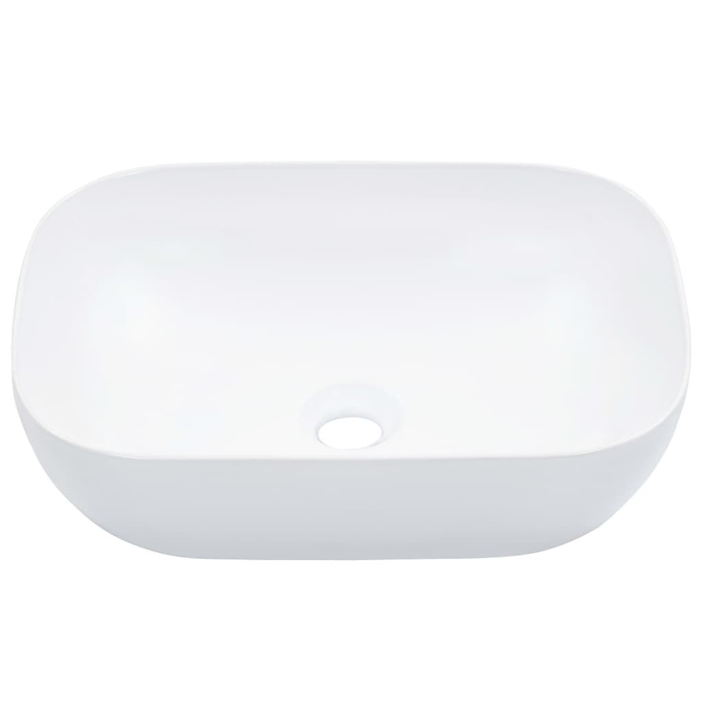 Wash Basin 45.5x32x13 cm Ceramic White