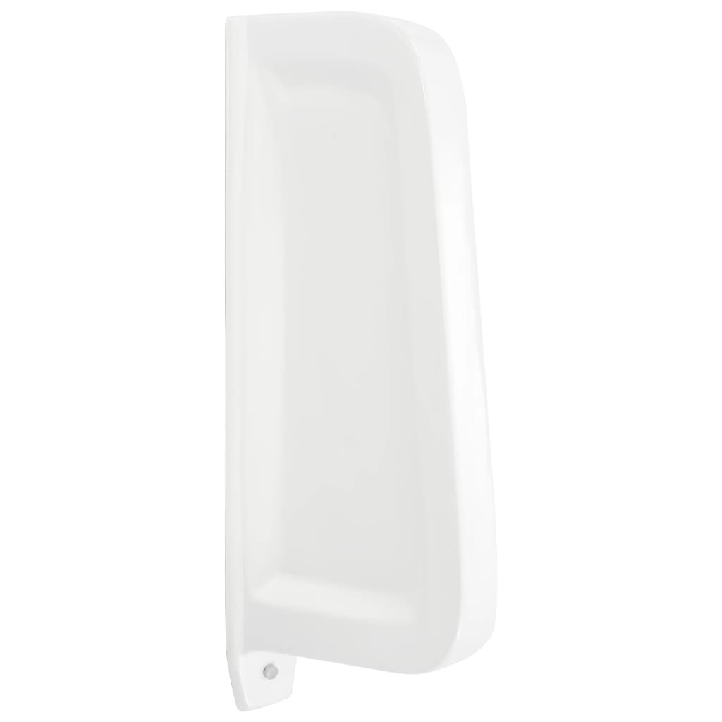 Wall-mounted Urinal Privacy Screen Ceramic White