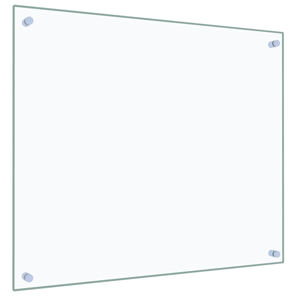 Kitchen Backsplash Transparent 70 x 60 cm Tempered Glass