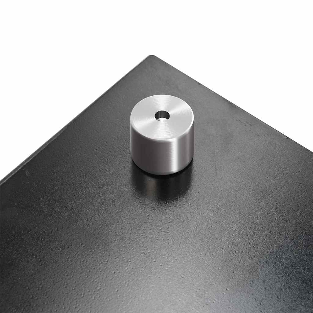 Kitchen Backsplash Black 90 x 60 cm Tempered Glass