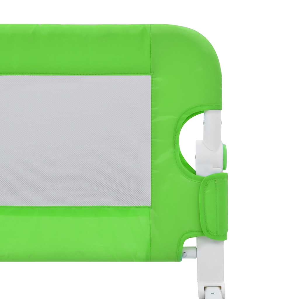 Toddler Safety Bed Rail Green 180x42 cm Polyester
