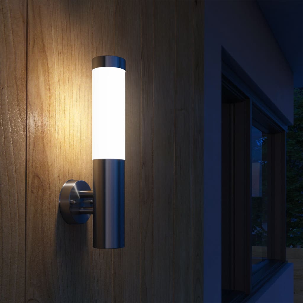 RVS Walllamp for Indoor & Outdoors Waterproof