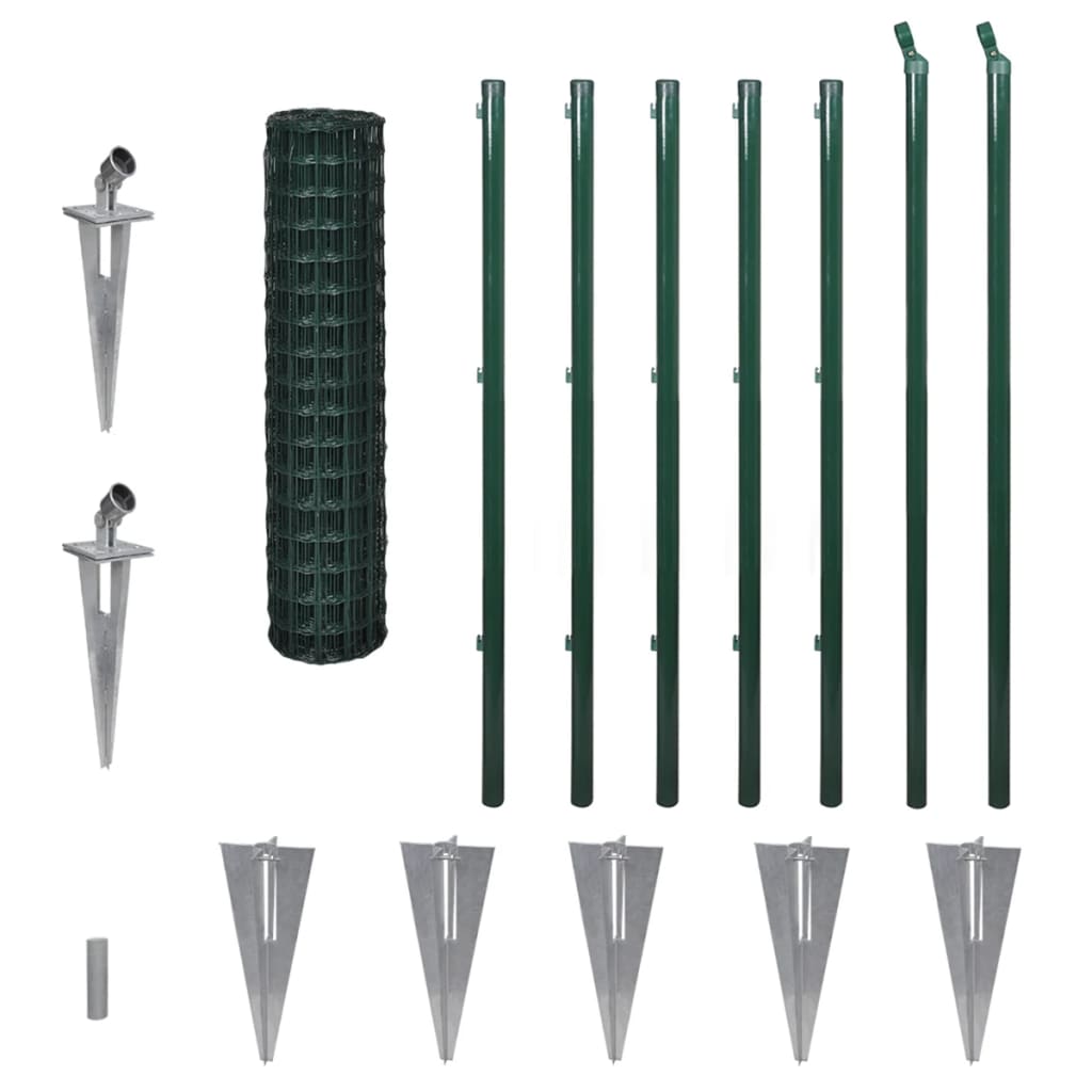 Euro Fence Steel 10x1.2 m Green