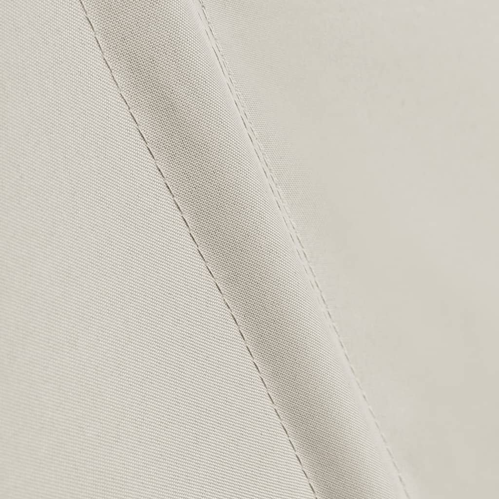 Collapsible Balcony Side Awning Cream 210x210 cm
