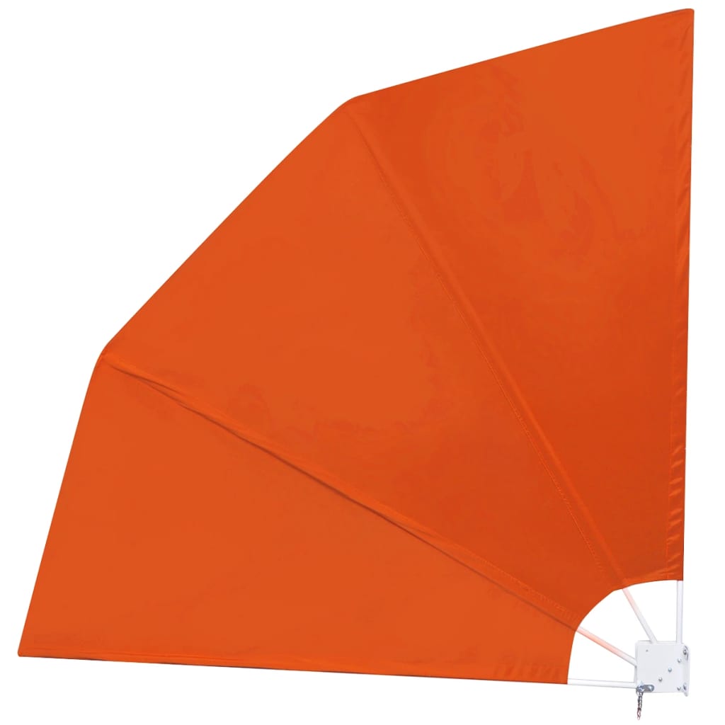 Collapsible Balcony Side Awning Terracotta 210x210 cm