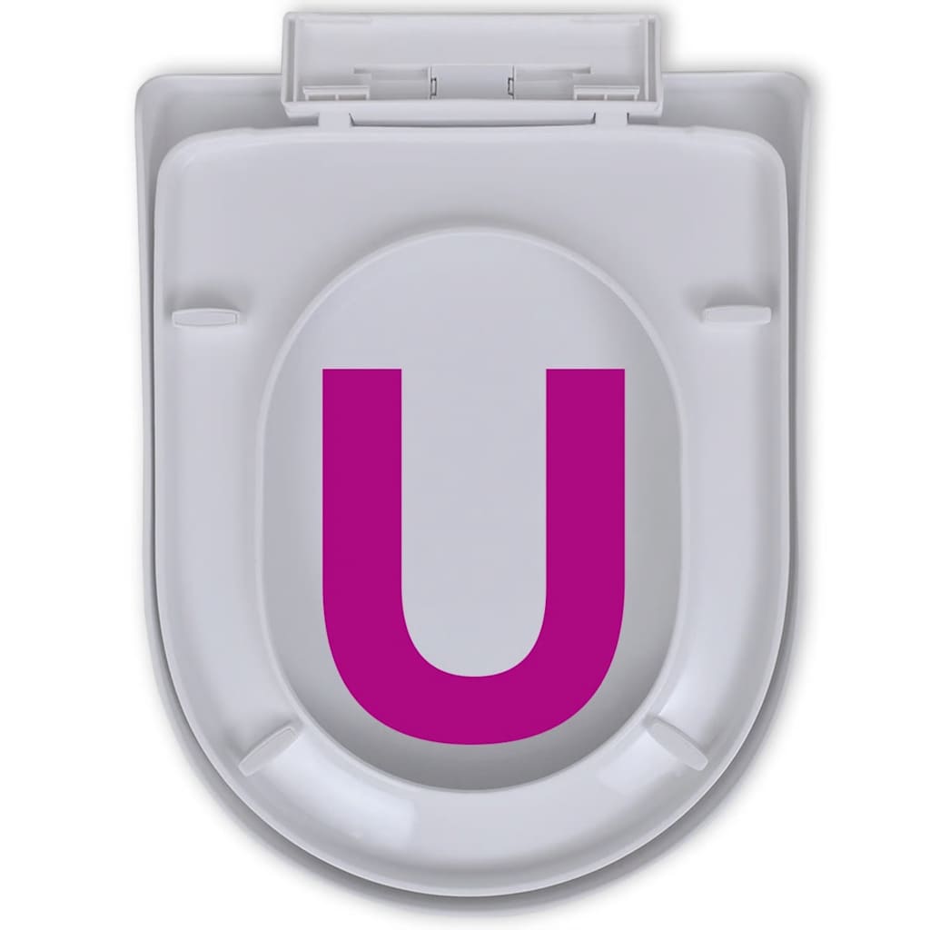 White Soft-close Toilet Seat Square