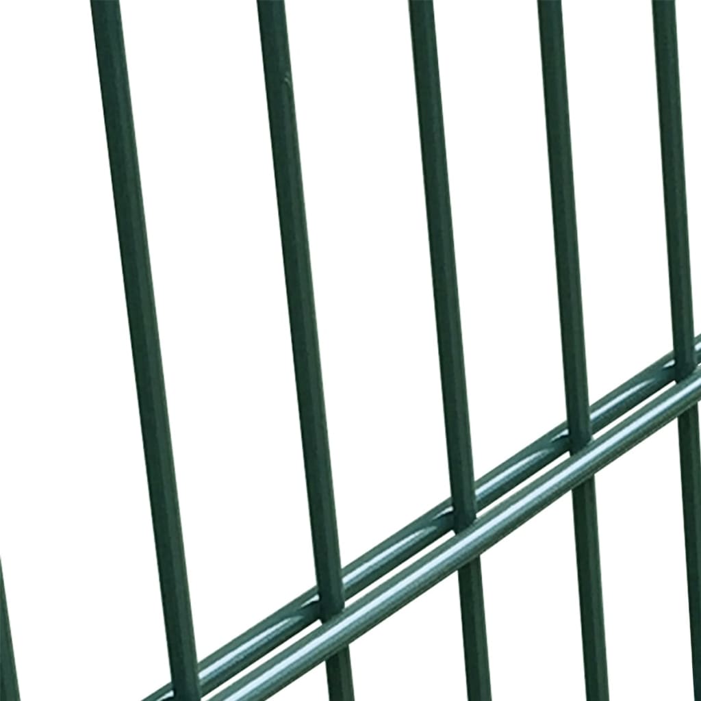 Fence Gate Steel Green 105x150 cm