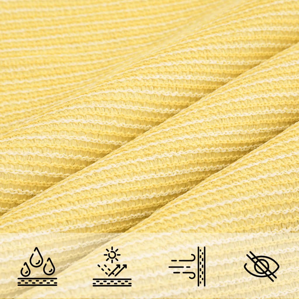 Sunshade Sail HDPE Rectangular 2x4 m Beige