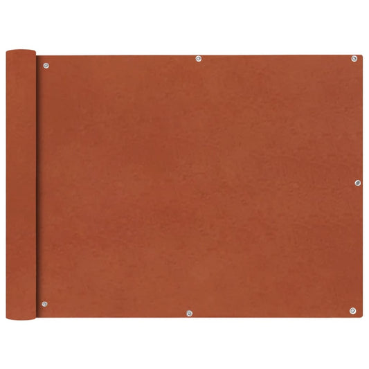 Balcony Screen Oxford Fabric 90x600 cm Terracotta