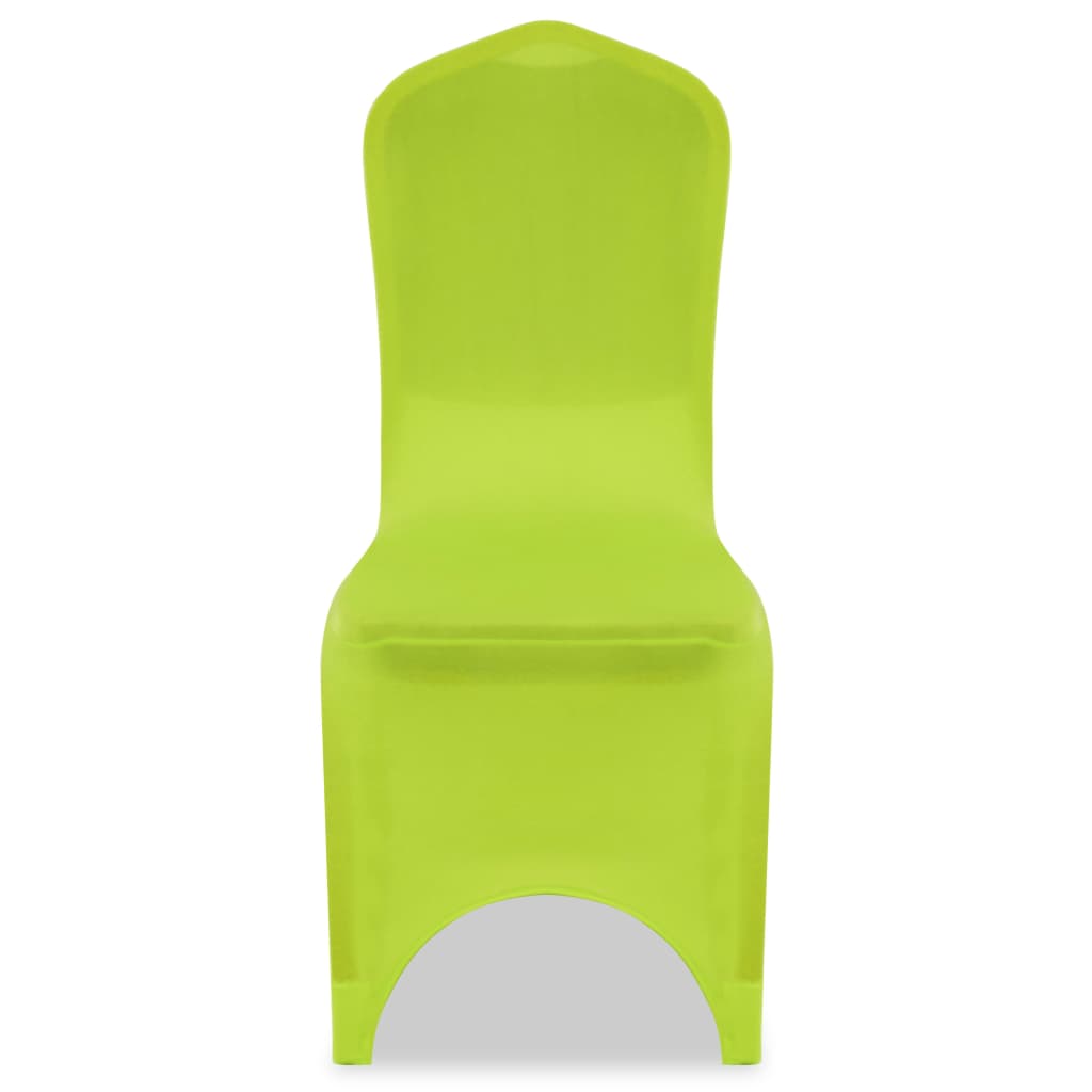 Stretch Chair Cover 6 pcs Green