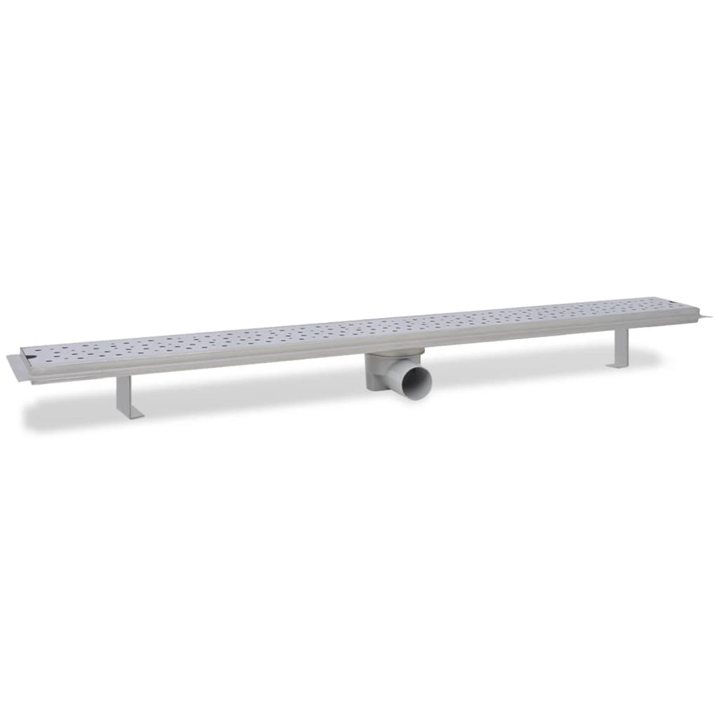 Linear Shower Drain Bubble 1030x140 mm Stainless Steel