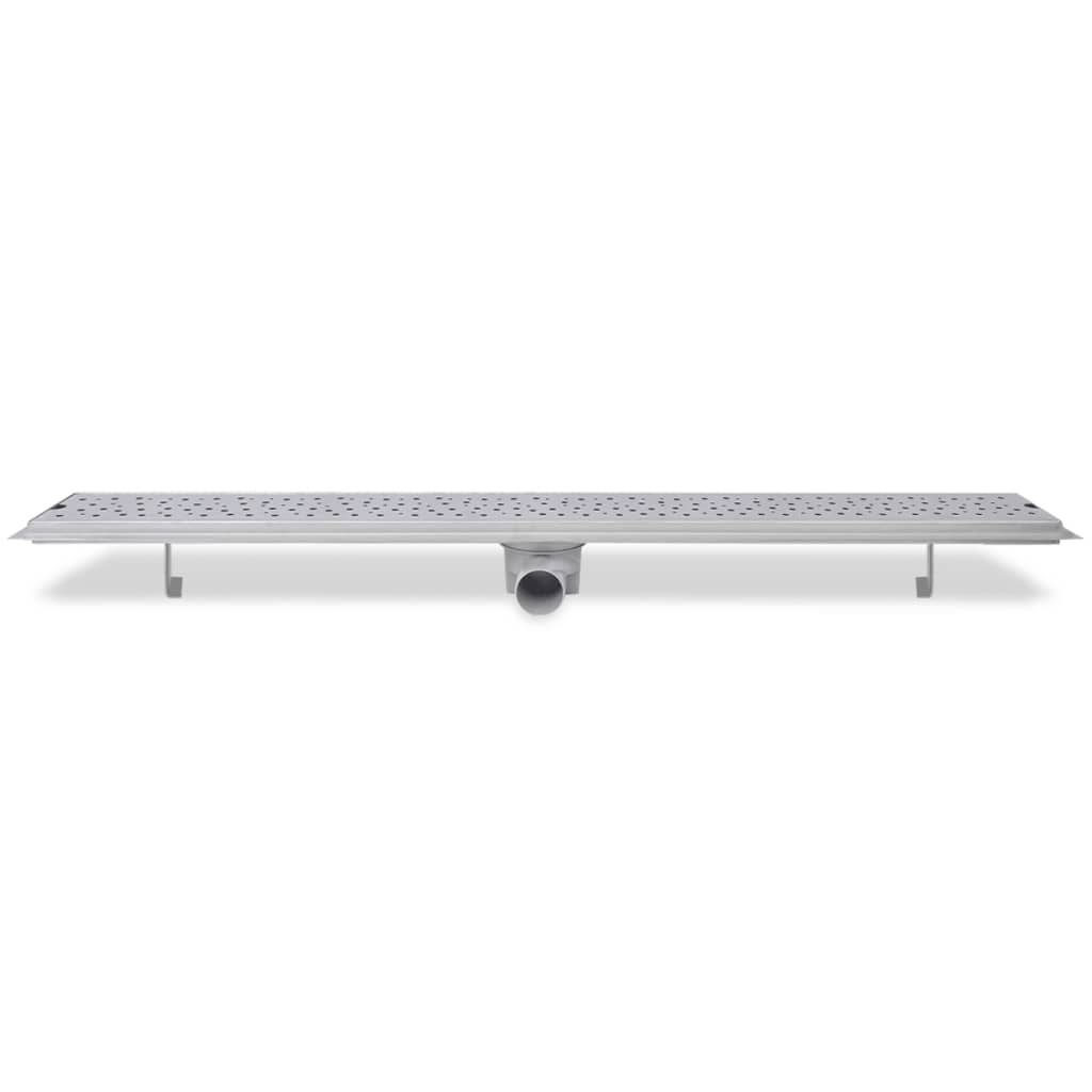 Linear Shower Drain Bubble 1030x140 mm Stainless Steel
