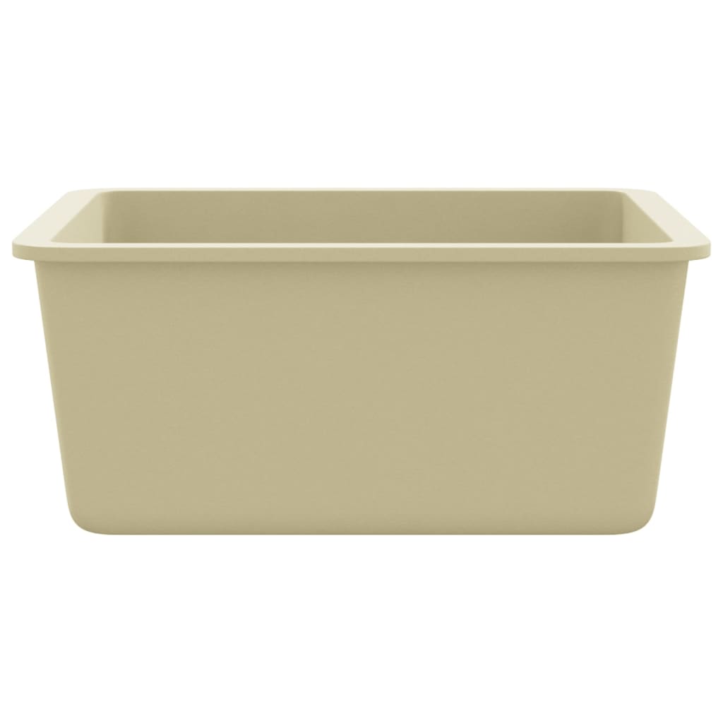 Granite Kitchen Sink Single Basin Beige
