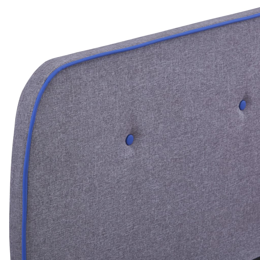 Bed Frame without Mattress Light Grey Fabric 150x200 cm King Size