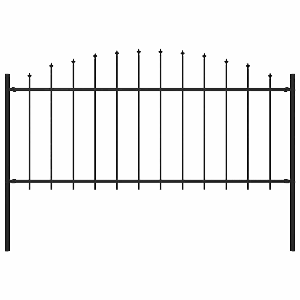 Garden Fence with Spear Top Steel