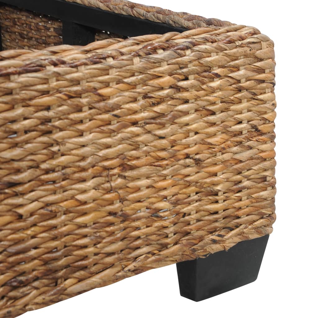 Bed Frame without Mattress Natural Rattan 180x200 cm Super King