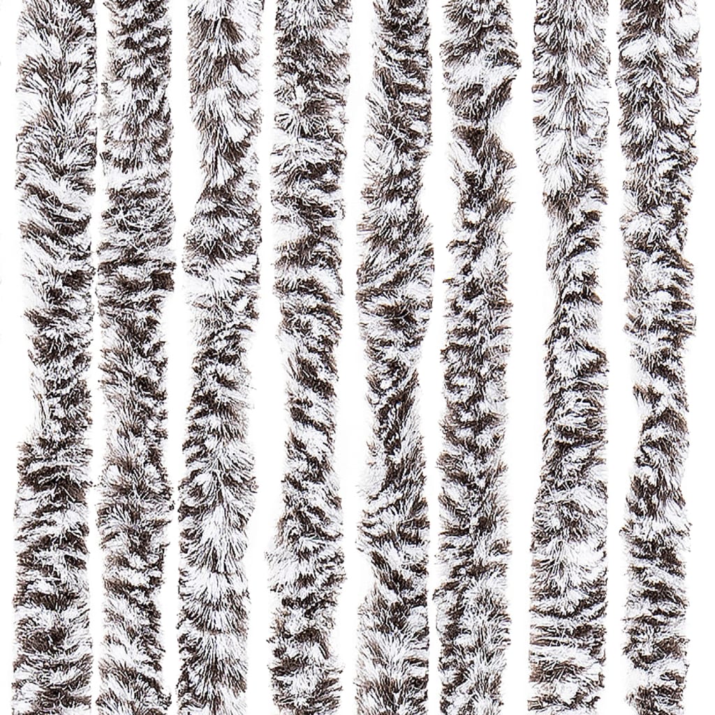 Insect Curtain Brown and Beige 90x220 cm Chenille