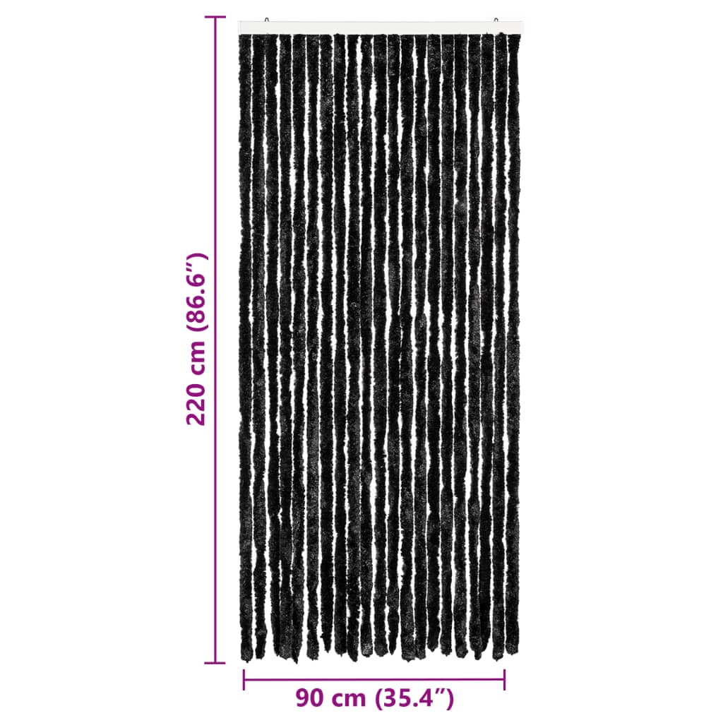 Insect Curtain Anthracite 90x220 cm Chenille